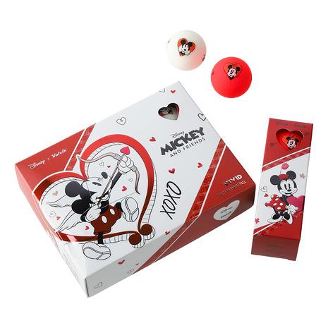 ゴルフボール メンズ レディース ボルビック Volvik   ディズニーコラボ ミッキー＆ミニー DISNEY MICKEY AND FRIENDS V.D vv5pna03 Volvik（ボルビック） （メンズ、レディース）ゴルフボール ディズニー