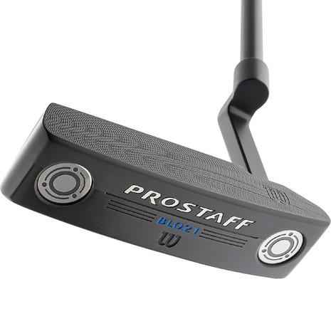 ウイルソンゴルフ（Wilson Golf）（メンズ）プロスタッフ PROSTAFF BL021 パター(ロフト3度)艶消しブラックE-coatingオリジナルスチールの画像
