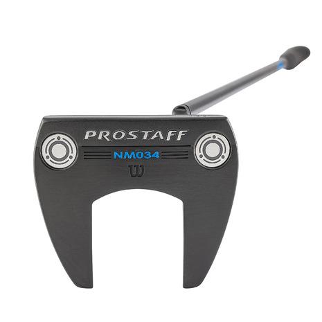 ウイルソンゴルフ（Wilson Golf）（メンズ）プロスタッフ PROSTAFF NM034 パター(ロフト3度)艶消しブラックE-coatingオリジナルスチールの画像