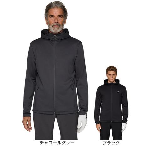 J.LINDEBERG（メンズ）ゴルフウェア Aerial フルジップパーカー 071