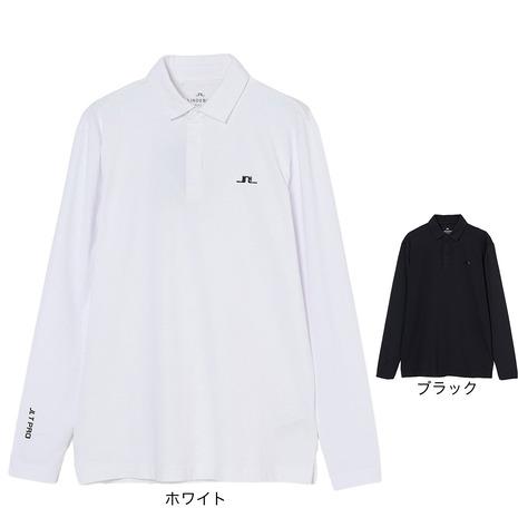J.LINDEBERG（メンズ）ゴルフウェア Sean ハイブリッド長袖ポロシャツ 