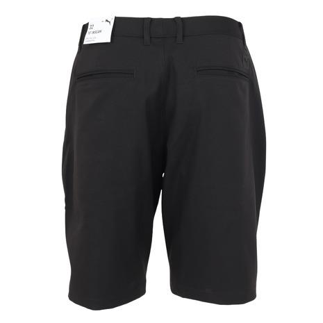 新品】PUMA ゴルフ 上下セット モックネック ハーフパンツ 黒 XL LL