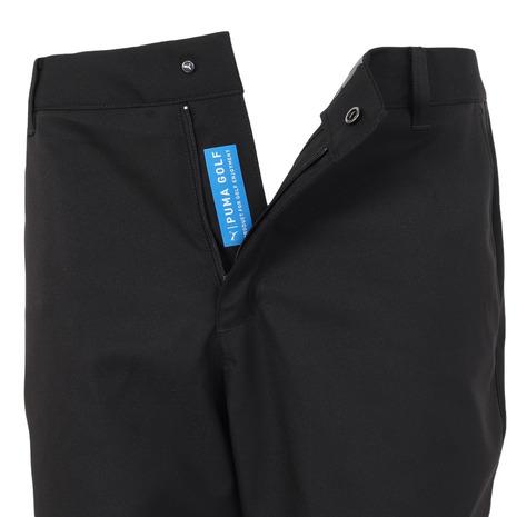【新品】PUMA ゴルフ 上下セット モックネック ハーフパンツ 黒 XL LL PUMA（プーマ） （メンズ）ゴルフウェア DEALER ハーフパンツ 10