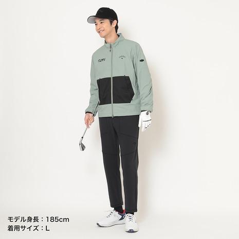 【カーキL】 キャロウェイ フルジップブルゾン ふんわり裏地 ゴルフ メンズ Callaway（キャロウェイ） キャロウェイ（CALLAWAY）（メンズ）ゴルフ
