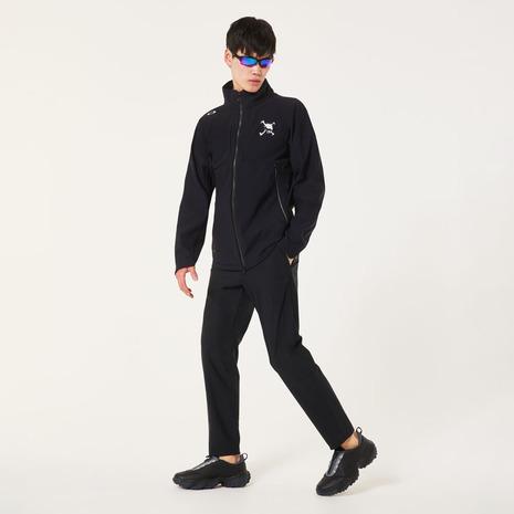 しんさん様　OAKLEY　ゴルフウェア上下　スカル　ロゴ　フルジップ　ブラック OAKLEY（オークリー） （メンズ）ゴルフウェア 防風 アウター SKULL