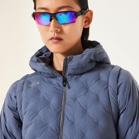 新品タグ付　OAKLEY 2ウェイ　ウインドジャケット　吸湿発熱　L OAKLEY（オークリー） （レディース）ゴルフウェア 吸湿発熱 アウター
