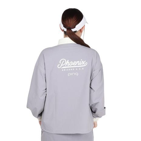 PING（ピン） （レディース）ゴルフウェア 布帛 長袖 プルオーバー