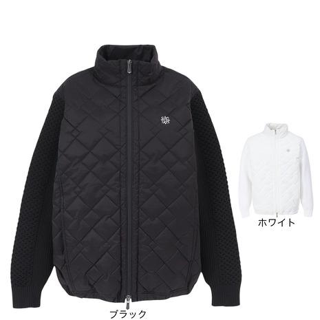 セントアンドリュース・中綿キルト袖ニットブルゾン ドットストレッチキルト袖ニットブルゾン (MENS) | St ANDREWS（セント