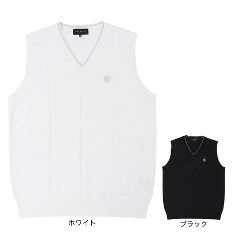 セントアンドリュース(ST.ANDREWS)ゴルフウェア 14G天竺×ケーブル Vネック ニットベスト 043-5273852… St ANDREWS セントアンドリュース（ST.ANDREWS）（レディース）ゴルフ