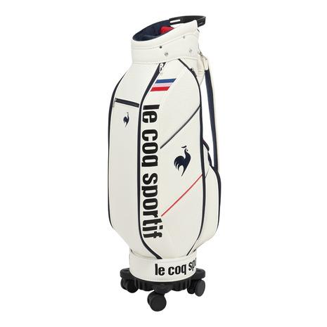 ルコック 取り外し可能キャスター付き キャディバッグ(ホワイト・8.5型・47インチ対応) le coq sportif GOLF LG5FCB00U-WH00返品種別A le coq sportif（ルコックスポルティフ） ルコックスポルティフ