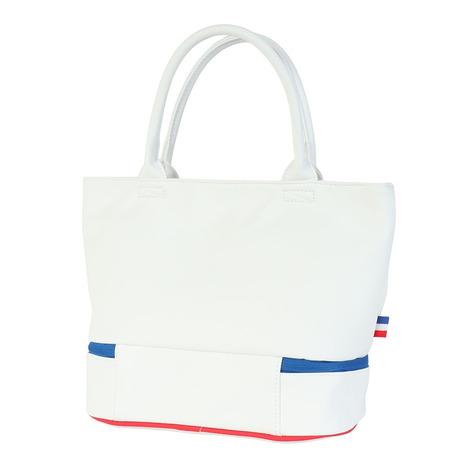ルコックスポルティフ ゴルフ 大判トートバッグ【ホワイト】新品！ le coq sportif GOLF（ルコックスポルティフ ゴルフ） ルコックゴルフ