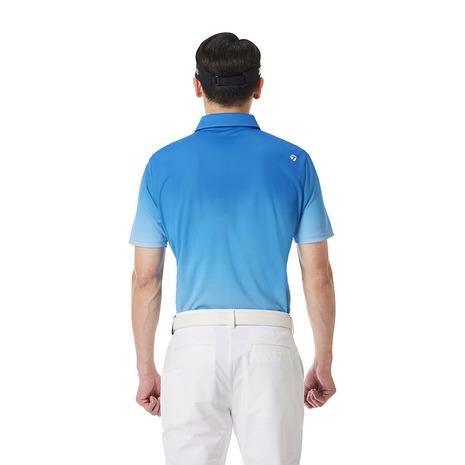 【極美品】TaylorMade　ストレッチポロシャツ　ライトブルーL TaylorMade（テーラーメイド） テーラーメイド（TAYLORMADE）（メンズ