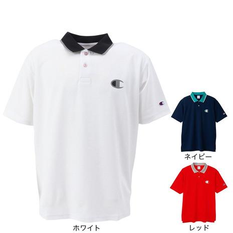 未使用ポロシャツ　ゴルフウェア　Lサイズ　チャンピオン　イエロー　新品タグ付き Champion（チャンピオン） ゴルフウェア メンズ 長袖 冬 ポロシャツ