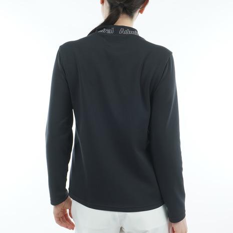 アドミラル ゴルフ（Admiral GOLF）（レディース）ゴルフウェア 吸水速乾 カラタッチ 長袖モックネックシャツ ADLA554の画像