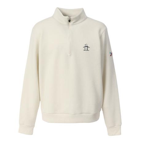 【新品未使用】マンシング　★2024-25秋冬新作★吸湿発熱長袖シャツ　ゴルフ マンシング（MUNSING）（メンズ）ゴルフウェア 吸湿発熱 長袖 スタンド