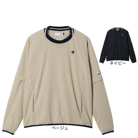 ルコックスポルティフ(lecoqsportif)ゴルフウェア アウター 2WAYプルオーバー デタッチャブル LG5FWB03… le coq sportif（ルコックスポルティフ） ルコックスポルティフ