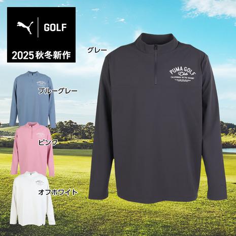 PUMA（プーマ） （メンズ）ゴルフウェア ジップ モックネック 長袖