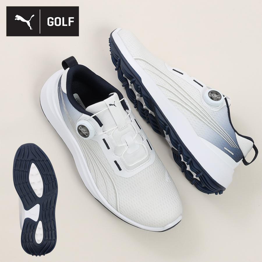 25cm 新品箱付き　プーマゴルフ　レディース　ゴルフシューズ　グレー PUMA（プーマ） （レディース）ゴルフシューズ イノベートスポーツ