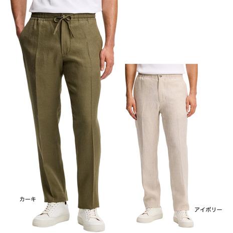 J.LINDEBERG（メンズ）ゴルフウェア Soren Drape リネンパンツ 077
