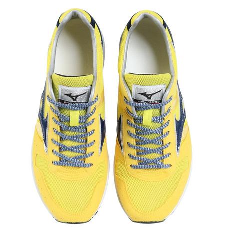 美品 ミズノ ウエーブエンペラー3 26cm イエロー ランニングシューズ MIZUNO（ミズノ） （メンズ、レディース）ランニングシューズ