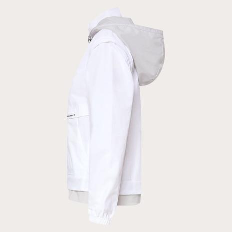 オークリー OAKLEY デタッチャブル 中綿ジャケット L ホワイト OAKLEY（オークリー） （レディース）ゴルフウェア ELEVATE LIGHT DRY