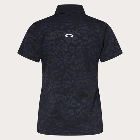 オークリー（OAKLEY）（レディース）ゴルフウェア 吸汗速乾 ELEVATE SPOTTED ジャカード 半袖ポロシャツ FOA500924の画像