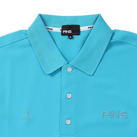PING（ピン） （メンズ）ゴルフウェア レイブロック 半袖ポロシャツ