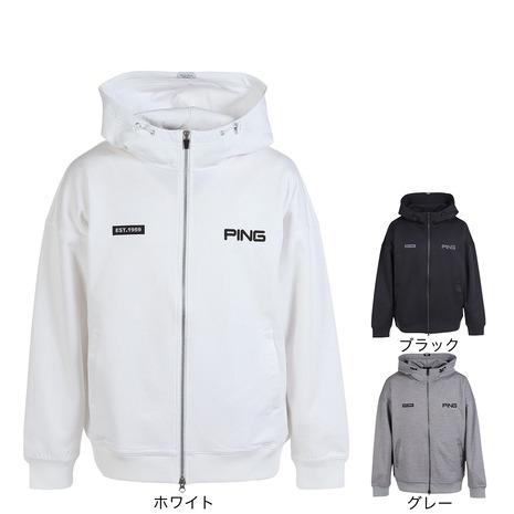 PING/ピン ゴルフ フードジャケット【L】新品！ PING（ピン） （メンズ）ゴルフウェア スウェットフーディー 621