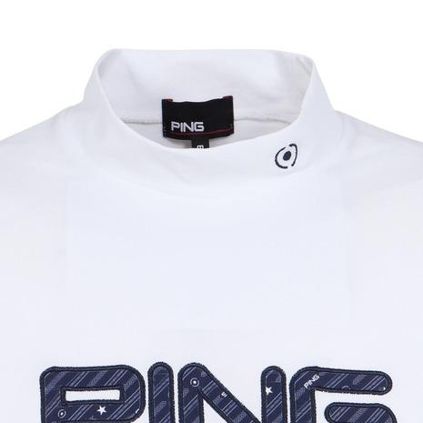 PING（ピン） （メンズ）ゴルフ アップリケ 半袖ハイネックシャツ 621