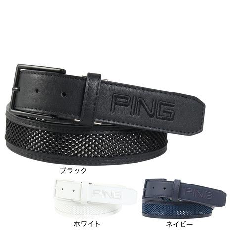 PING（ピン） （メンズ）ゴルフ エアスルー 涼風メッシュベルト 621