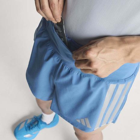 アディダス（adidas）（メンズ）アディゼロ 駅伝 ランニングショーツ C5466-KB1491の画像