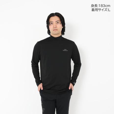 【新品】New Balance Golf モックネックシャツ ブラック　L New Balance（ニューバランス） ニューバランス（new balance