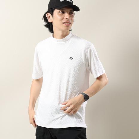 FIDRA モックネックシャツ ホワイト FIDRA（フィドラ） （メンズ）ゴルフウェア 接触冷感 モックネック
