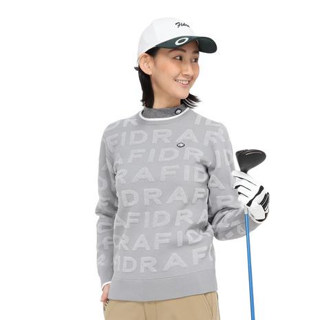 FIDRA（フィドラ） （レディース）ゴルフウェア 長袖 ジャカード