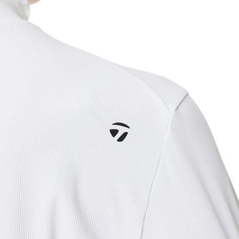 テーラーメイド（TAYLORMADE）（レディース）ゴルフウェア 接触冷感 吸汗速乾 半袖 フリル モックネックシャツ TL802の画像