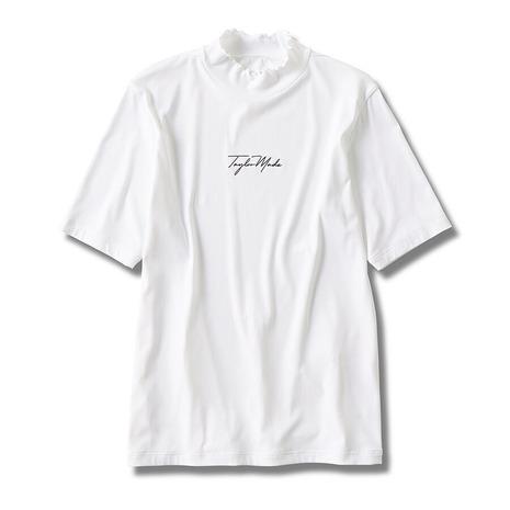 テーラーメイド（TAYLORMADE）（レディース）ゴルフウェア 接触冷感 吸汗速乾 半袖 フリル モックネックシャツ TL802の画像
