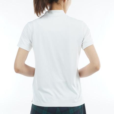 アドミラル ゴルフ（Admiral GOLF）（レディース）ゴルフウェア 吸水速乾 接触冷感 カラタッチプラス 半袖モックネックシャツ ADLA632_3