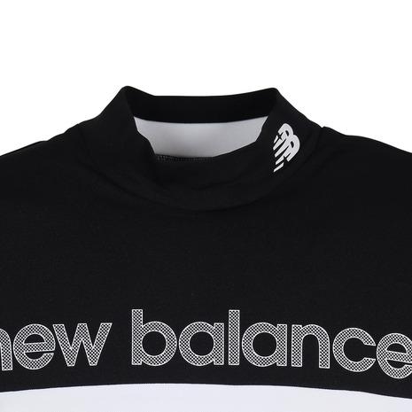 ANEW ゴルフ ノースリーブ モックネック シャツ 速乾 白黒 M 新品 New Balance（ニューバランス） ニューバランス（new balance