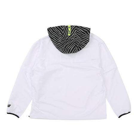   ゴルフ ハーフジップ パーカー ホワイト New Balance（ニューバランス） ニューバランス（new balance