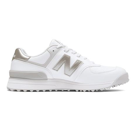 【新品未使用】ニューバランス ゴルフシューズ 574 レディース24cm 白 New Balance（ニューバランス） ニューバランス（new balance