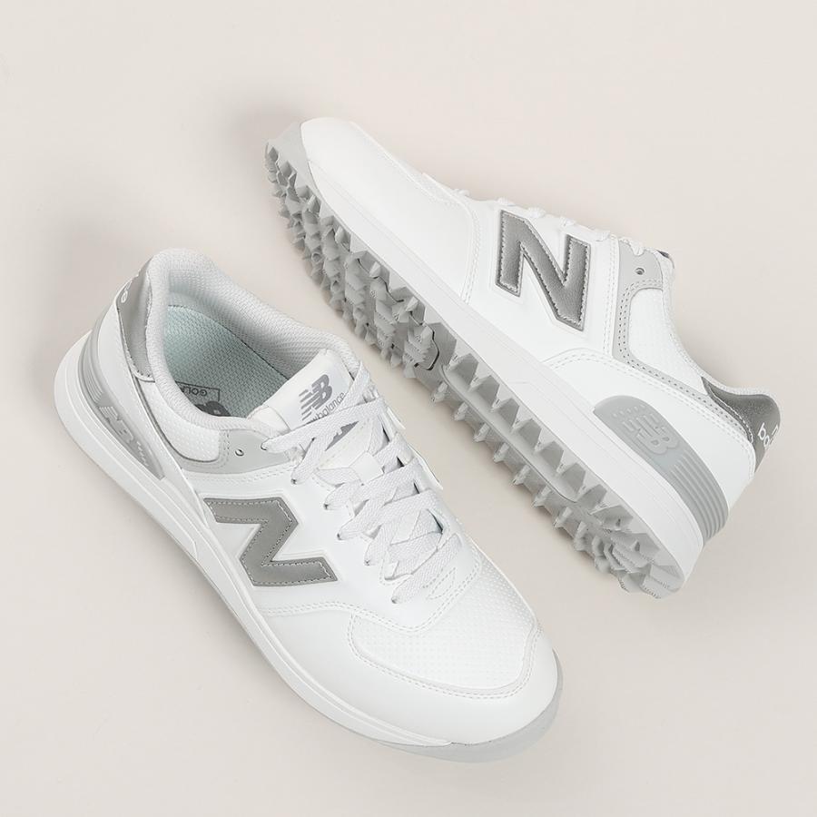 ニューバランス 574 ゴルフシューズ レディース 白 24.5㎝スパイクレス New Balance（ニューバランス） ニューバランス（new balance