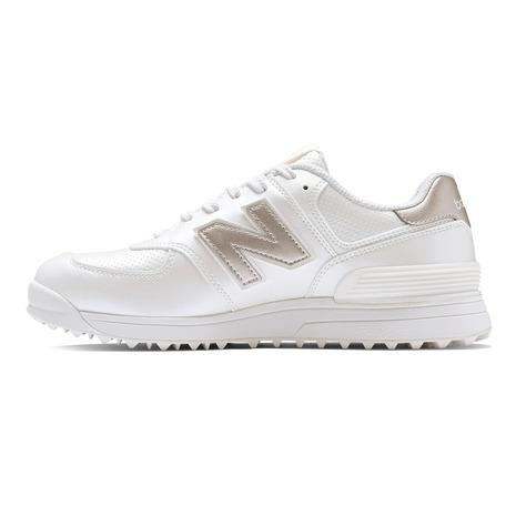 ニューバランス（new balance）（レディース）ゴルフシューズ スパイクレス 574 v4 SL WG574A42Eの画像