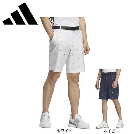 Felisi IL GOLF モノグラム ショートパンツ　XL adidas（アディダス） （メンズ）ゴルフウェア EX-STRETCH ACTIVE 撥水