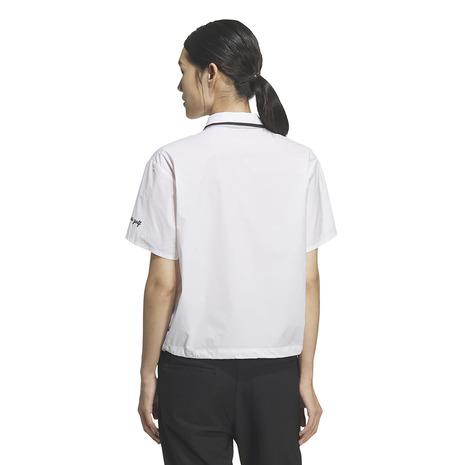 adidas（アディダス） （レディース）ゴルフウェア 撥水 ウーブン 半袖