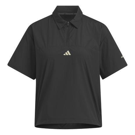 adidas（アディダス） （レディース）ゴルフウェア 撥水 ウーブン 半袖