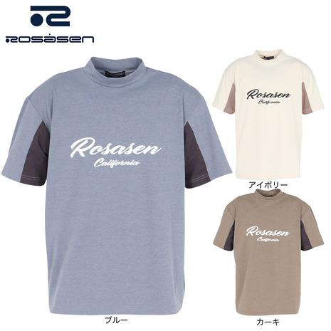 【新品未使用】ROSASEN GOLF ロサーセン ゴルフ モックネック Rosasen（ロサーセン） ROSASEN（メンズ）ゴルフウェア 吸水速乾 接触
