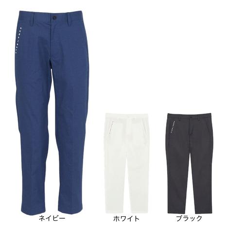 【PUMA GOLF / プーマ】秋冬防風中綿 テーパードパンツ 千鳥格子・L黒 PUMA（プーマ） （メンズ）ゴルフウェア PB 千鳥 テーパードパンツ