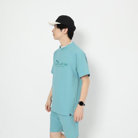 PUMA（プーマ） （メンズ）ゴルフウェア 半袖 アウター ウーブンピステ