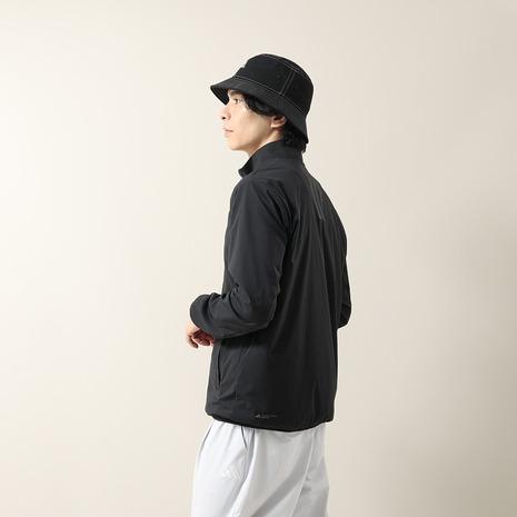 アディダス ジャケット 長袖 黒系 サイズXL ゴルフウェア メンズ adidas（アディダス） （メンズ）ゴルフウェア フルジップ スタンド