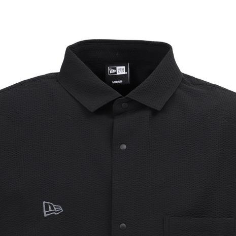 NEW ERA（ニューエラ） （メンズ）ゴルフウェア SERSCKR 半袖シャツ BK